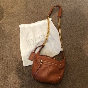 Badgley Mischka Tan Crossbody Bag